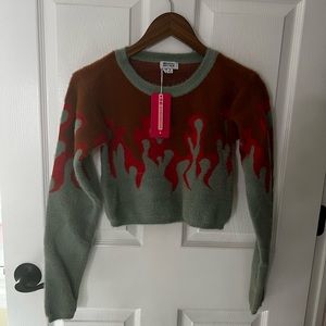 Beginning Boutique Flame Sweater